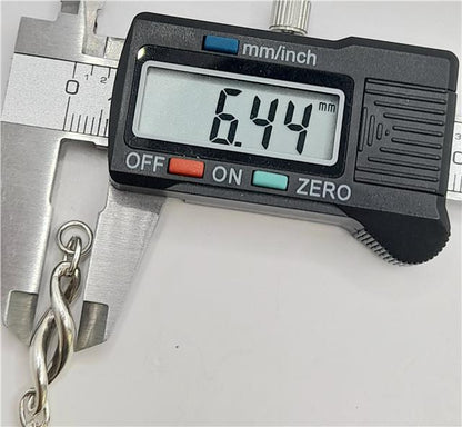 Silver bracelet, 19cm length, lightweight 14.4g, unbranded jewelry accessory with a sleek design.