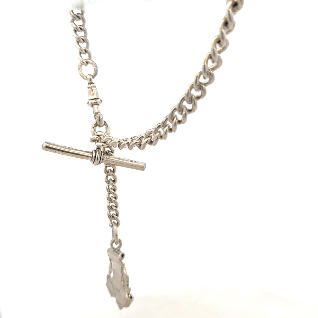 Silver bracelet weighing 36g with a sleek design, featuring a polished finish and simple style.