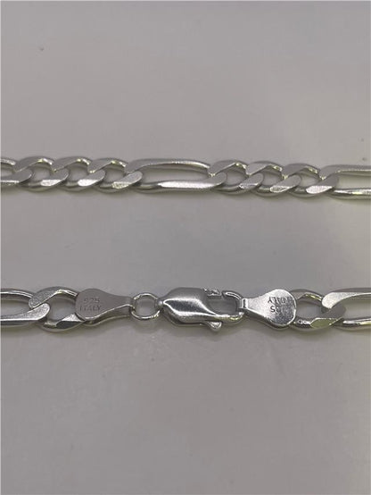 Silver chain weighing 31.5g, featuring a sleek design, unbranded jewelry chain for stylish accessories or jewelry making.