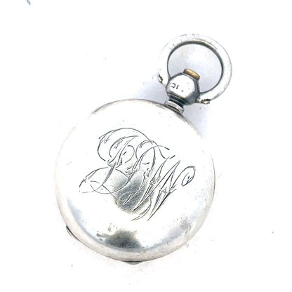 Silver coin holder for 16.3g silver coin, unbranded, with clear transparent case for secure storage and display.