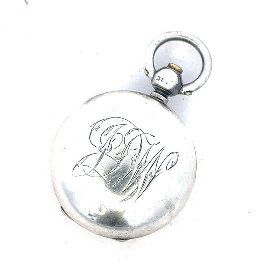 Silver coin holder for 16.3g silver coin, unbranded, with clear transparent case for secure storage and display.