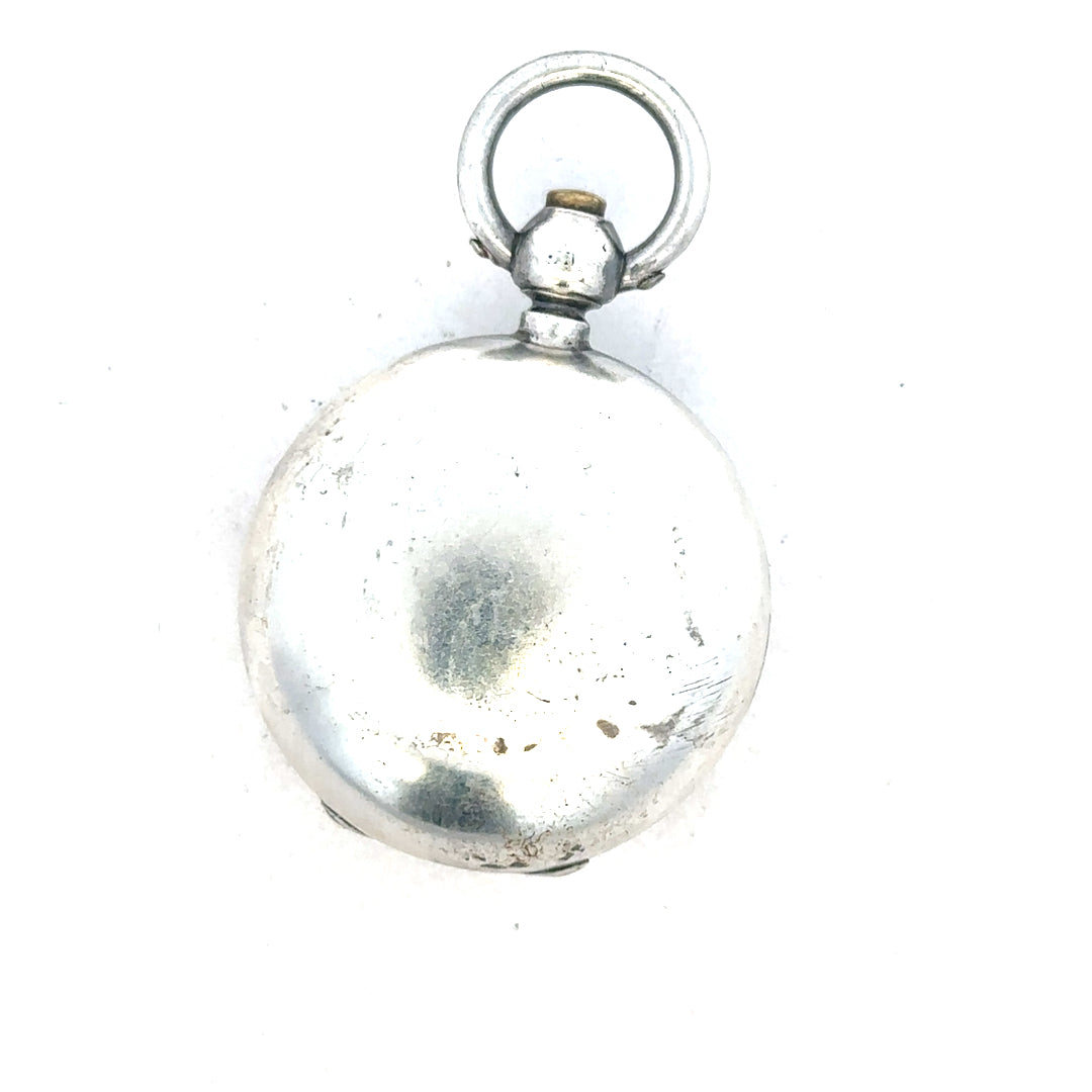 Silver coin holder for 16.3g silver coins, unbranded, with secure casing for coin protection and display.