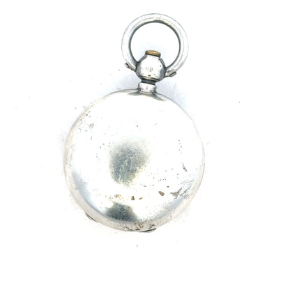 Silver coin holder for 16.3g silver coins, unbranded, with secure casing for coin protection and display.