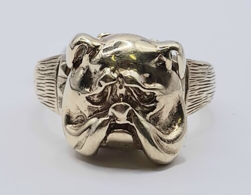 Gold bulldog clearance ring